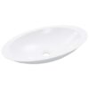 Wash Basin 59.3x35.1x10.7 cm Mineral Cast/Marble Cast White