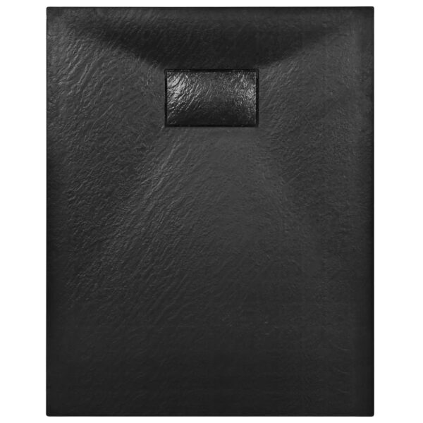 Shower Base Tray SMC Black 100x70 cm