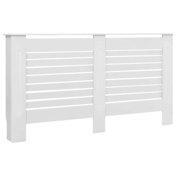 Radiator Cover White 152x19x81.5 cm MDF