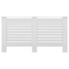 Radiator Cover White 152x19x81.5 cm MDF