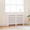 Radiator Cover White 152x19x81.5 cm MDF