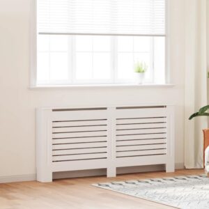 Radiator Cover White 172x19x81.5 cm MDF