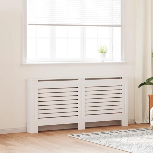 Radiator Cover White 172x19x81.5 cm MDF