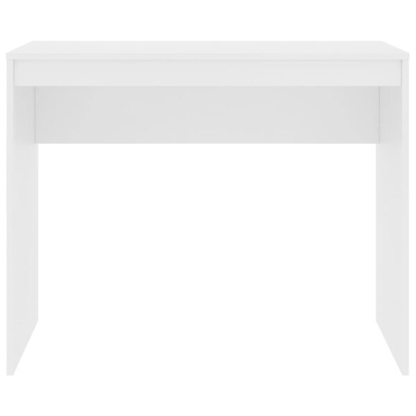 Desk White 90x40x72 cm Engineered Wood