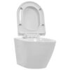 Wall Hung Rimless Toilet Ceramic White