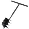 Ground Drill with Handle 250 mm Steel Black