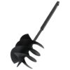 Ground Drill with Handle 250 mm Steel Black