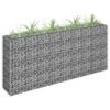 Gabion Raised Bed Galvanised Steel 180x30x90 cm