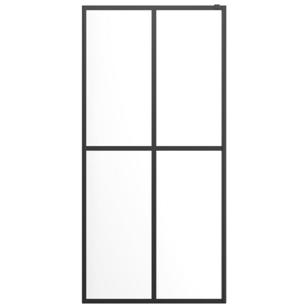 Walk-in Shower Screen Clear Tempered Glass 140x195 cm