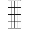 Walk-in Shower Screen Frosted Tempered Glass 118x190 cm
