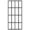 Walk-in Shower Screen Frosted Tempered Glass 140x195 cm