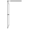 Walk-in Shower Screen Frosted Tempered Glass 140x195 cm