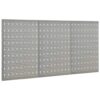 Wall-mounted Peg Boards 3 pcs 40x58 cm Steel