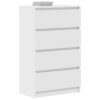 Sideboard White 60x35x98.5 cm Engineered Wood