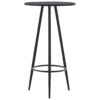 Bar Table Black 60x107.5 cm MDF