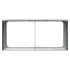 Garden Log Storage Shed Galvanised Steel 330x92x153 cm Anthracite