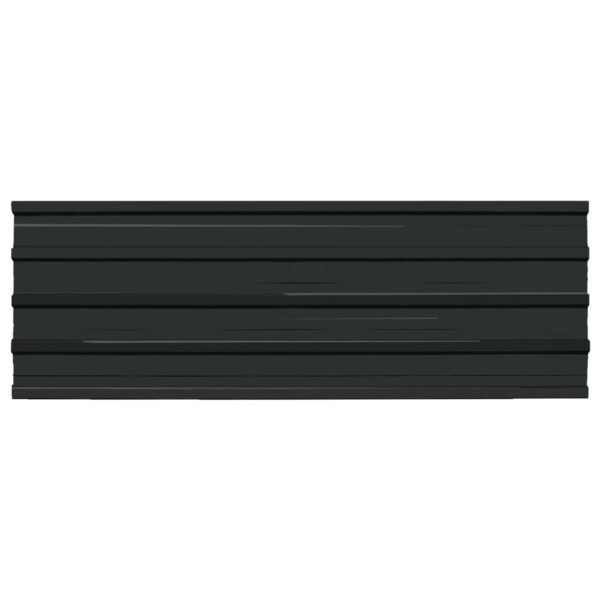 Roof Panels 12 pcs Galvanised Steel Anthracite