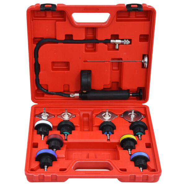 14 Piece Cooling System  &  Radiator Cap Pressure Tester