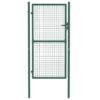 Fence Gate Steel 100x175 cm Green