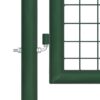 Mesh Garden Gate Steel 400x75 cm Green