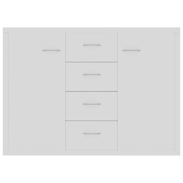 Sideboard White 88x30x65 cm Engineered Wood