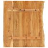 Bathroom Vanity Top Solid Acacia Wood 58x52x2.5 cm