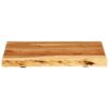 Bathroom Vanity Top Solid Acacia Wood 58x52x3.8 cm