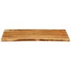 Bathroom Vanity Top Solid Acacia Wood 114x52x3.8 cm