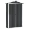 Garden Shed Anthracite 116x45x175 cm Galvanised Steel