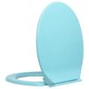 Soft-Close Toilet Seat Green Oval