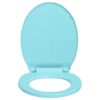 Soft-Close Toilet Seat Green Oval