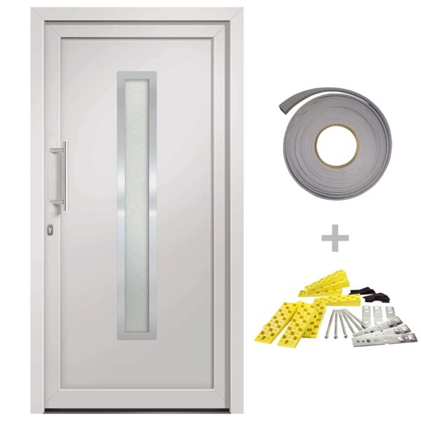 Front Door White 88x200 cm