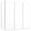 Bath Enclosure 120x69x130 cm Tempered Glass Transparent