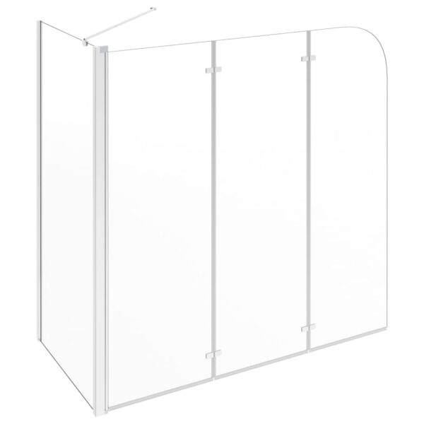 Bath Enclosure 120x69x130 cm Tempered Glass Transparent