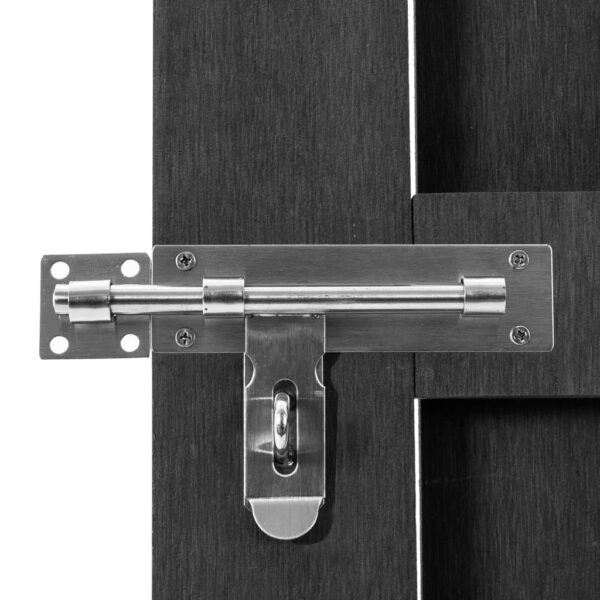 Garden Gate WPC 100x150 cm Grey