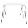 3 Bow Bimini Top White 183x196x137 cm