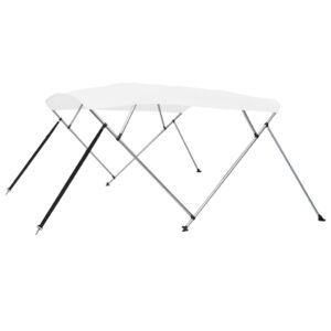 4 Bow Bimini Top White 243x180x137 cm
