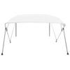 4 Bow Bimini Top White 243x180x137 cm