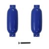 Boat Fenders 2 pcs Blue 69x21.5 cm PVC