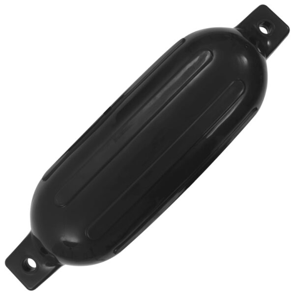 Boat Fenders 4 pcs Black 58.5x16.5 cm PVC