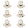 Post Caps 6 pcs Globe Final Stainless Steel 71x71 mm