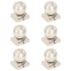 Post Caps 6 pcs Globe Final Stainless Steel 91x91 mm