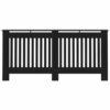 Radiator Cover Black 172x19x81.5 cm MDF