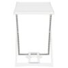 Folding Clothes Dry Rack White Plastic