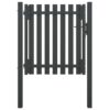 Garden Fence Gate Steel 1x1.25 m Anthracite