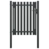 Garden Fence Gate Steel 1x1.7 m Anthracite
