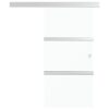 Sliding Door with Soft Stops ESG Glass and Aluminium 76x205 cm
