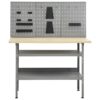 Workbench with Three Wall Panels