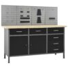 Workbench with Four Wall Panels