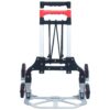 Foldable Stair Transport Trolley 70 kg Aluminium Sliver